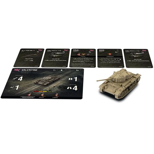 World of Tanks Miniatures Game: British Valentine