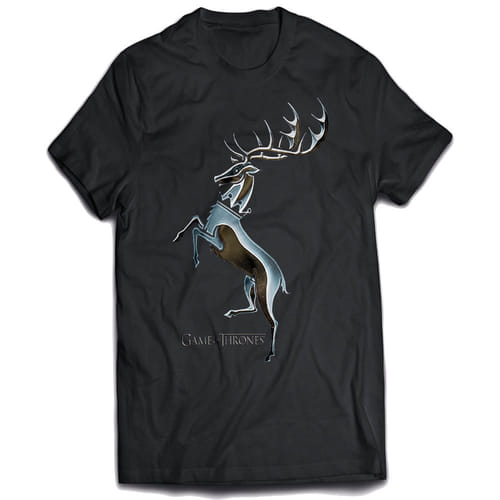 Tričko Game of Thrones - Baratheon (chróm) Tričko Game of Thrones - Baratheon (chróm)