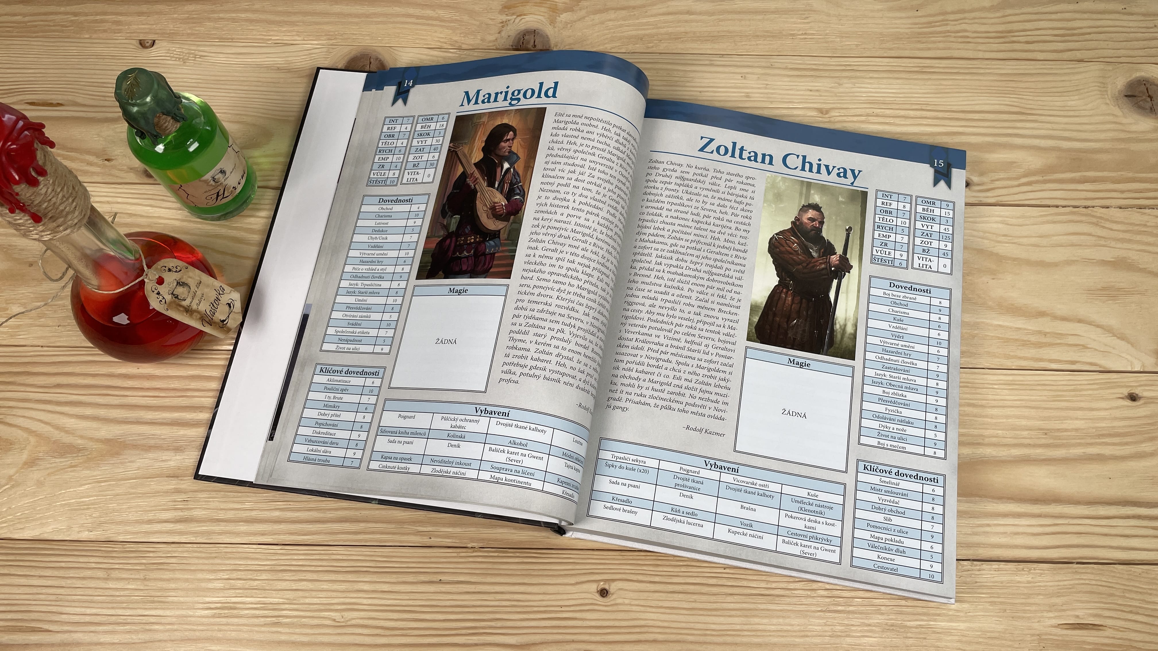 rpg zaklinac postavy