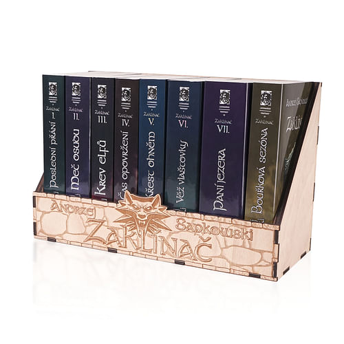 Zaklínač - komplet 8 kníh v drevenom boxe