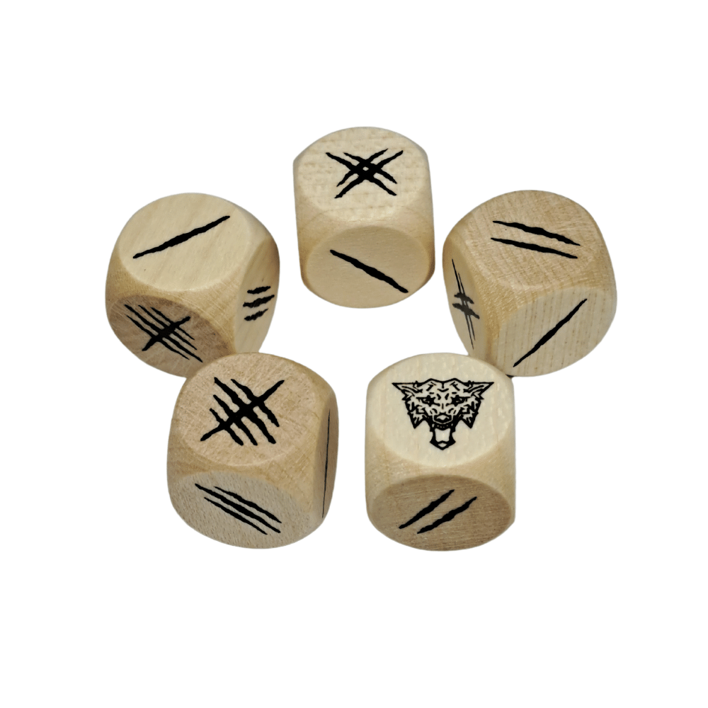 Zaklínačova sada kociek - Škola vlka (5 ks)