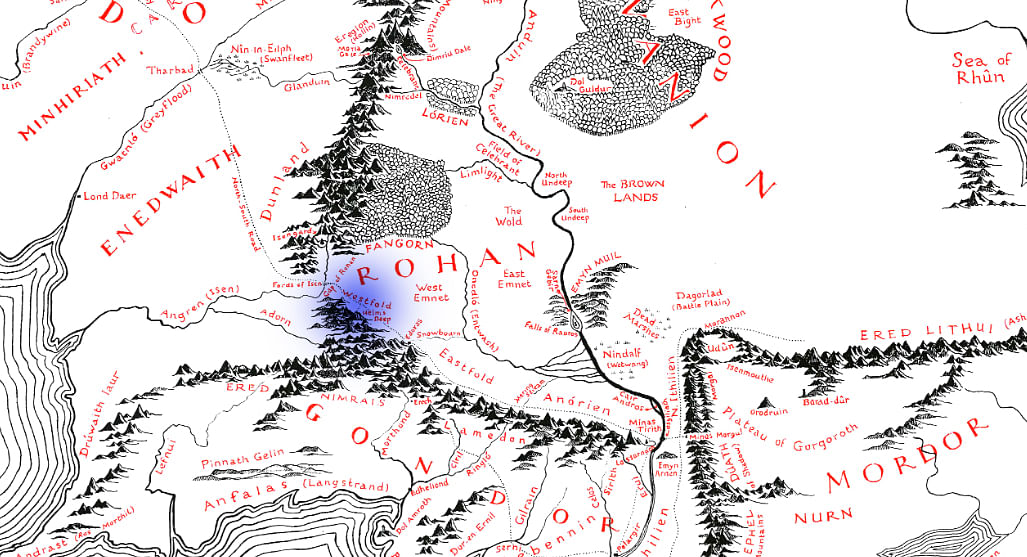 Kde byl Gondor, když padly Západní úvaly?
