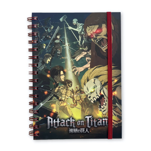Levně Zápisník Attack on Titan S4