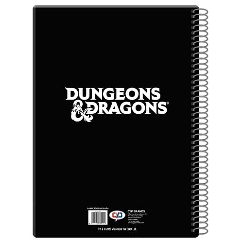 Obrázok CyP Brands Zápisník Dungeons and Dragons - Black Light, A4