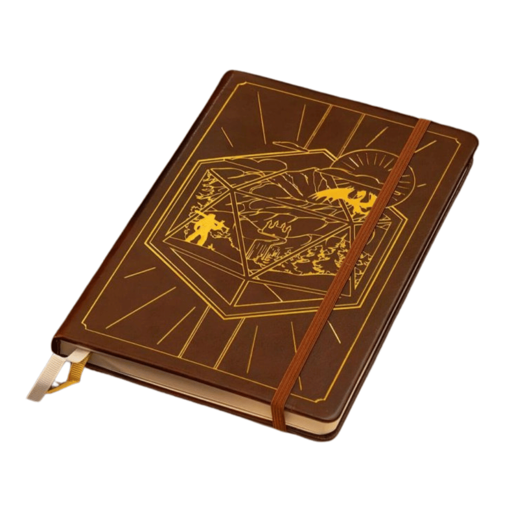 Zápisník Dungeons & Dragons RPG Journal 5e Brown