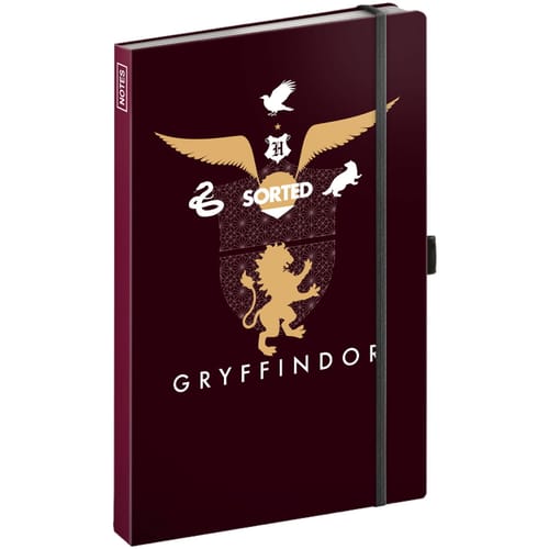 Zápisník Harry Potter - Gryffindor Sorted Zápisník Harry Potter - Gryffindor Sorted