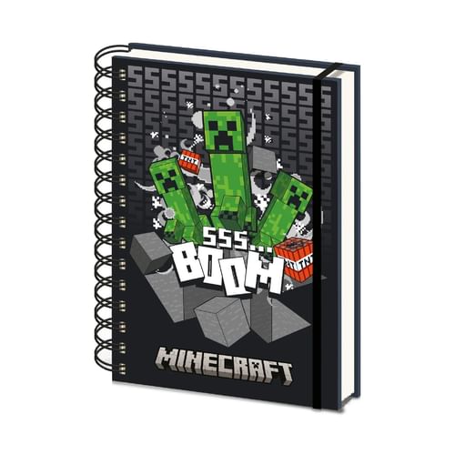 Zápisník Minecraft 3D - Boom Zápisník Minecraft 3D - Boom