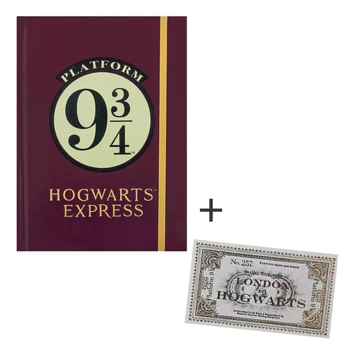Levně Zápisník se záložkou Harry Potter - Nástupiště 9 a 3/4