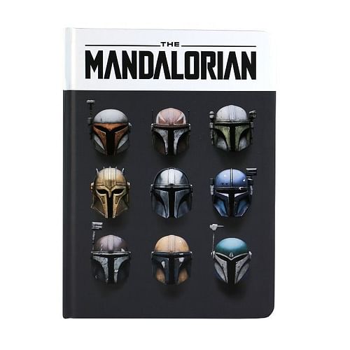 Obrázok Half Moon Bay Zápisník Star Wars: Mandalorian - Helmets A5