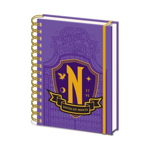 Zápisník Wednesday - Nevermore Shield Zápisník Wednesday - Nevermore Shield