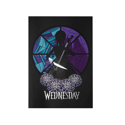 Levně Zápisník Wednesday s violoncellem