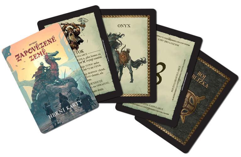Zapovězené země - karty Zapovězené země - karty