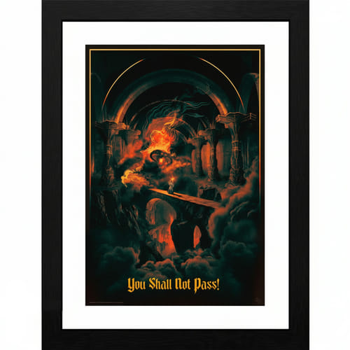 Zarámovaný obraz Pán prsteňov – neprejdeš Zarámovaný obraz Pán prsteňov – neprejdeš