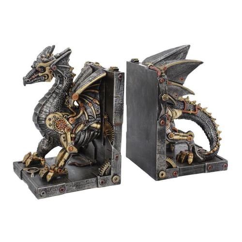 Zarážky na knihy Steampunkový drak Zarážky na knihy Steampunkový drak