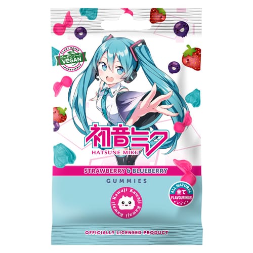 Želé cukríky Hatsune Miku Vegan, 50 g Želé cukríky Hatsune Miku Vegan, 50 g