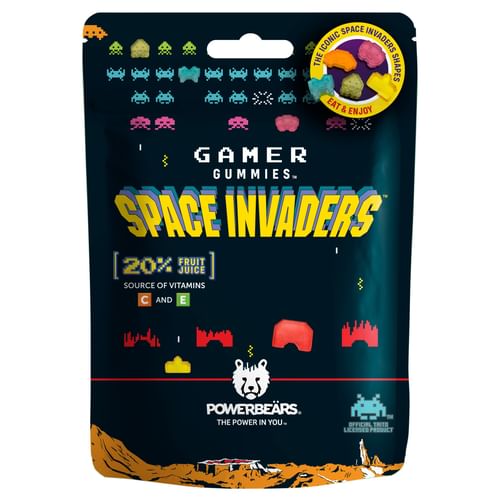 Želé cukríky Space Invaders, 125 g Želé cukríky Space Invaders, 125 g